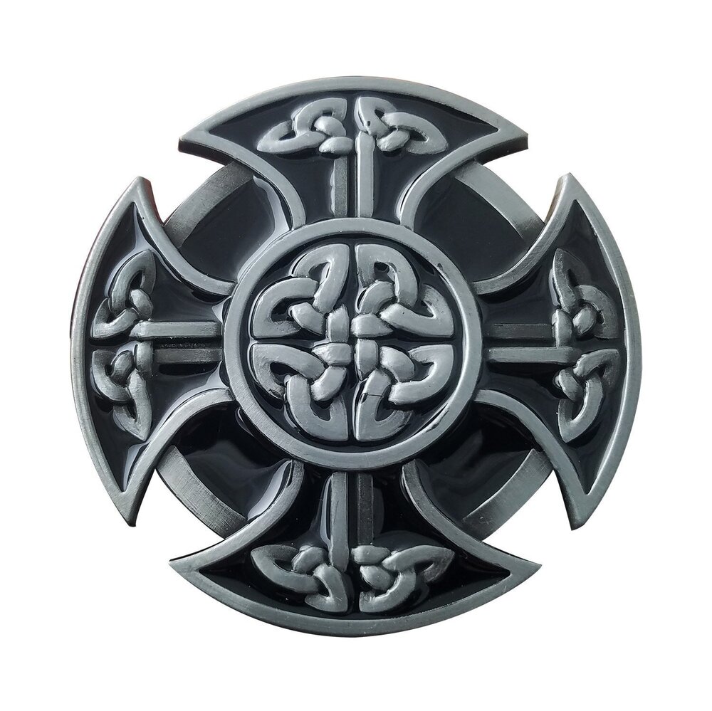2709 American Keltic Irish Scottish Celtic Cross Celtic Knot Belt Buckle